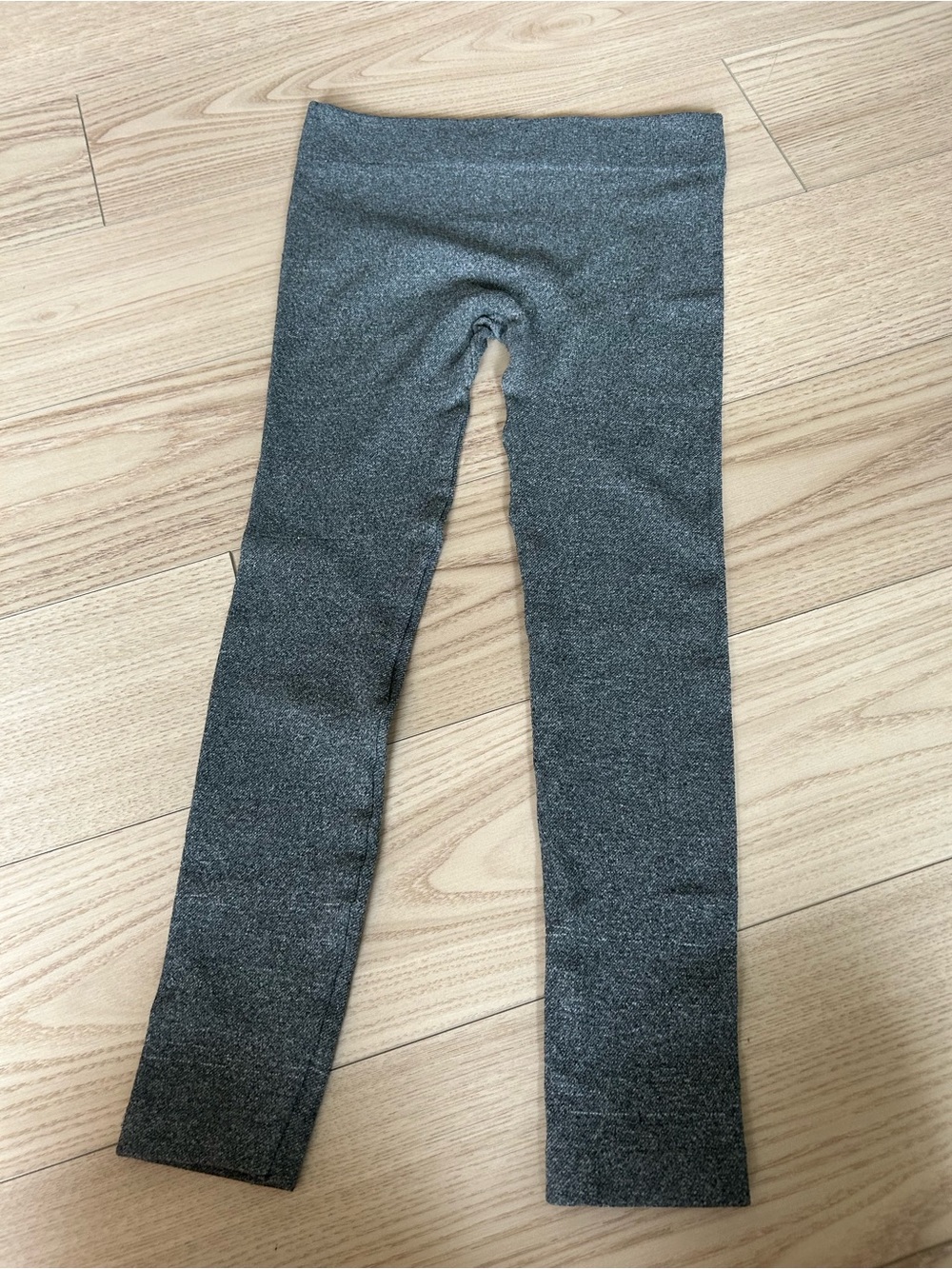 Dark Gray Kids Thick Leggings